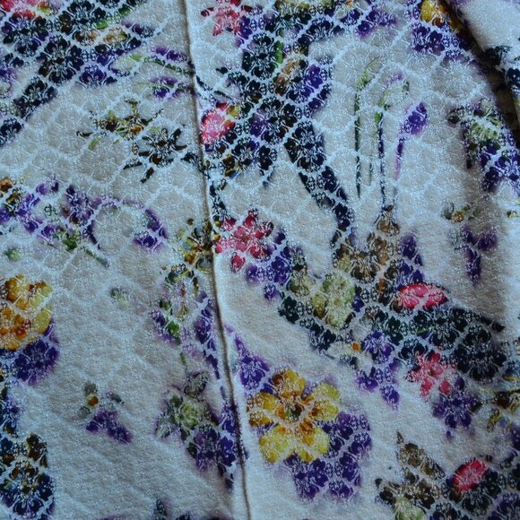 Topshop Jacquard Floral Cigarette Trousers US8 - Picture 7 of 13